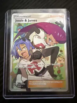 Pokemon TCG Jessie & James Full Art Ultra Rare Card 68/68 Hidden Fates NM - Image 1