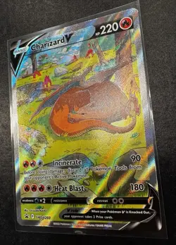 Pokemon TCG Charizard V SWSH Black Star Promos Holo Card SWSH260 NM - Image 2