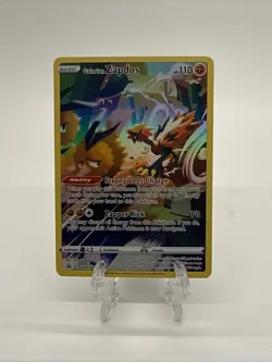 Pokemon Galarian Zapdos TCG SWSH283 Sword & Shield Black Star Promo Holo Card MP - Image 1