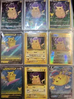 Pokemon TCG Pikachu V, GX, VMAX Full Art Holo Card Lot! - Image 1