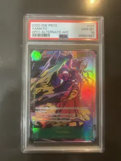 One Piece Yamato OP01-121 Secret Rare Card English Edition - Image 1