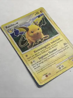 Pokemon Raichu DP21 Diamond & Pearl Black Star Promo Holo Card - Image 3