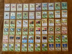 Pokemon TCG Vintage Lot 171 Cards Base Jungle Unlimited WOTC (out of 64) - Image 1