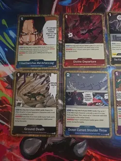 ONE PIECE TCG 1 Card Lot Gold Holo Event For Fun - Image 2
