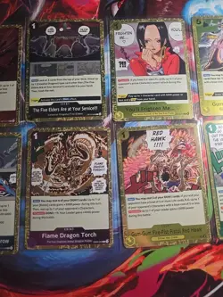 ONE PIECE TCG 1 Card Lot Gold Holo Event For Fun - Image 3
