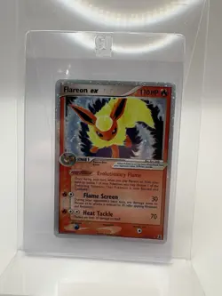 Pokemon Card TCG Flareon ex 108/113 Holo Delta Species Ultra Rare Holo 2005 - Image 1
