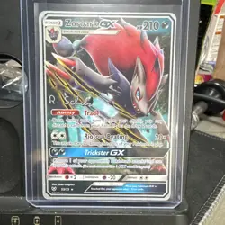 Pokemon Zoroark GX Ultra Rare Full Art Holo 53/73 Shining Legends 210 HP Card - Image 1