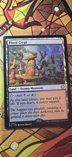 Blood Crypt Lorwyn Eclipsed Regular Land Swamp Mountain Rare MTG NM - Image 1