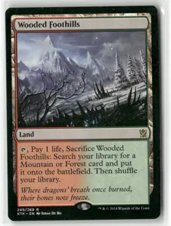 Magic The Gathering- Khans of Tarkir Wooded Foothills #249 - Image 1