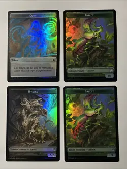 4 Angel Warrior Token Cards Play Set. Multi Set Token Creature 001/012 - Image 2