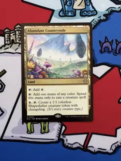 Abundant Countryside x1 Mtg Lorwyn Eclipsed Commander - Image 1