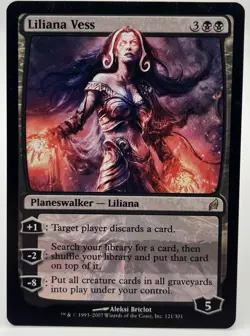 1x Liliana #121 Lorwyn LP Light Play Regular MTG Magic The Gathering - Image 1