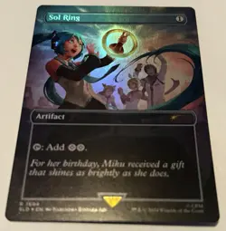 🌟 Sol Ring RAINBOW 🌈 FOIL Secret Lair Drop Hatsune Miku MTG 🌟 - Image 1