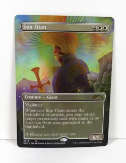 MTG Secret Lair 30th Countdown Sun Titan FOIL Unplayed NM - Image 1