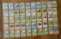 Pokemon TCG Vintage Lot 140 Cards Base Jungle Unlimited WOTC (out of 64) - Image 1