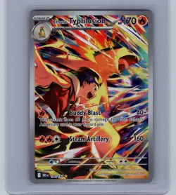 Ethan's Typhlosion 190/182 Illustration Rare - Destined Rivals Pokemon TCG - Image 1