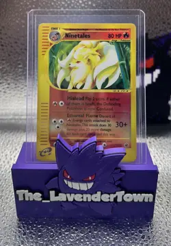 2002 Pokemon TCG - Ninetales 57/165 Rare Reverse Holo Expedition LP/NM - Image 1