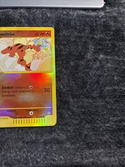 Pokemon TCG Growlithe Reverse Holo Card 51/147 Aquapolis 2002 - LP - Image 5