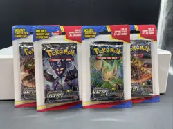 Pokemon Sun & Moon Ultra Prism Booster Pack Blister Promo New Sealed Set Of 4 - Image 1
