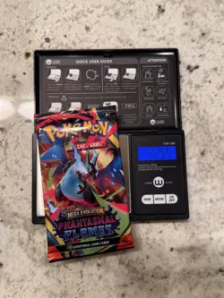VERY HEAVY!! (22.55g) Pokemon Phantasmal Flames – Factory Sealed Booster Pack - Image 1
