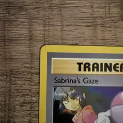 Pokemon TCG 1st Edition Gym Heroes Sabrina’s Gaze 125/132 NM/M - Image 2