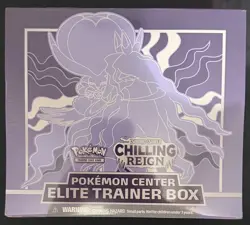 Pokemon TCG Chilling Reign Shadow Rider Pokemon Center ETB *Small Plastic Tear* - Image 1