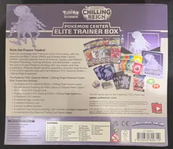 Pokemon TCG Chilling Reign Shadow Rider Pokemon Center ETB *Small Plastic Tear* - Image 2