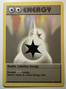 Double Colorless Energy - 96/102 - Pokemon TCG Unlimited Base Set WOTC 1999 HP - Image 1