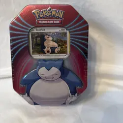 Pokemon Snorlax Mighty Mysterious Tin 2021 Factory Sealed Knock Out PKMN NEW - Image 1