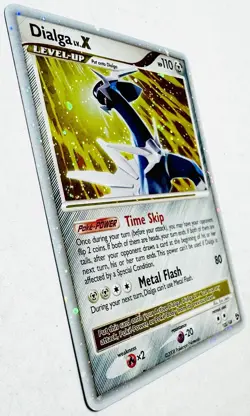 2008 Pokemon Diamond & Pearl 105/106 Dialga LV. X Great Encounters Holo Mint !! - Image 4