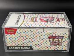 Pokemon 151 SV3.5 Booster Bundle Display Factory Sealed Case W/Acrylic Case - Image 4