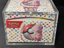 Pokemon 151 SV3.5 Booster Bundle Display Factory Sealed Case W/Acrylic Case - Image 5