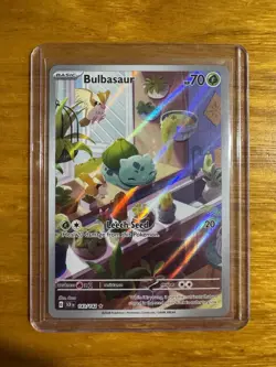 Pokemon Bulbasaur 143/142 SV07: Stellar Crown Illustration Rare Full Art Holo - Image 1