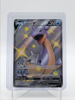 LAPRAS V 2021 POKEMON SWSH SHINING FATES SHINY VAULT SV110/SV122 Q5542 - Image 1