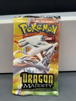 Pokemon Dragon Majesty Reshiram Artwork Sealed Booster Pack - Image 1
