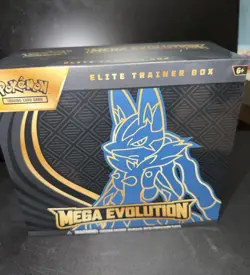Pokemon Elite Trainer Box Mega Evolution Lucario Factory Sealed Brand New - Image 1