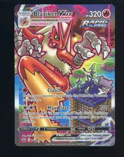 Pokemon Blaziken VMAX (Alternate Art Secret) 201/198 Swsh06: Chilling Reign Holo - Image 1