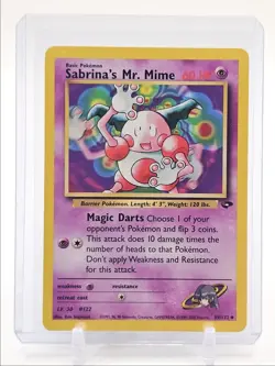 SABRINA'S MR. MIME 2000 POKEMON GYM CHALLENGE UNCOMMON 59/132 Q3423 - Image 1