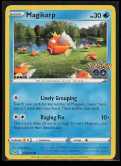 Magikarp 021/078 Pokemon Pokemon GO Common Near Mint - Image 1