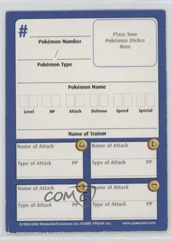 Mewtwo Nintendo Power Pokemon Stadium Promo 2000 - Image 2