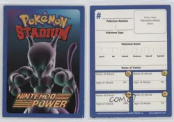 Mewtwo Nintendo Power Pokemon Stadium Promo 2000 - Image 3