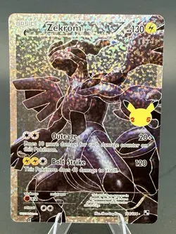 Pokemon TCG Zekrom #114/114 25th Celebrations Classic Collection Full Art Holo - Image 1
