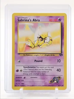 SABRINA'S ABRA 2000 POKEMON GYM CHALLENGE COMMON 93/132 Q3423 - Image 1