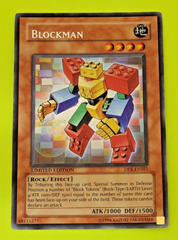 Yu-Gi-Oh Blockman Limited Edition Secret Rare DPK-ENSE1 Nm - Image 1