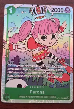 One Piece Perona OP12-034 SR Legacy of the Master English (NM) - Image 1