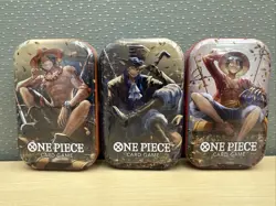 One Piece TCG Tin Pack Set Vol. 2 (TS-02, OP13) New Factory Sealed Set Of 3 - Image 1