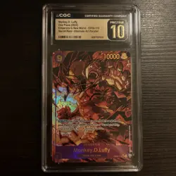 One Piece Emperors In The New World Monkey D Luffy OP09-119 SEC Alt Art CGC 10 - Image 1