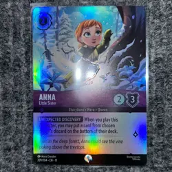 Disney Lorcana Winterspell Anna Little Sister Epic 209/204 NM/Mint - Image 2