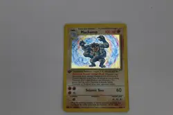 Machamp Base Set 8/102 Holo 1st Edition Holo Rare Pokemon Card Read Description - Image 2