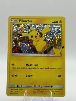 25th Anniversary Pokemon Card ALL HOLO - MINT Pikachu McDonald's - Image 1